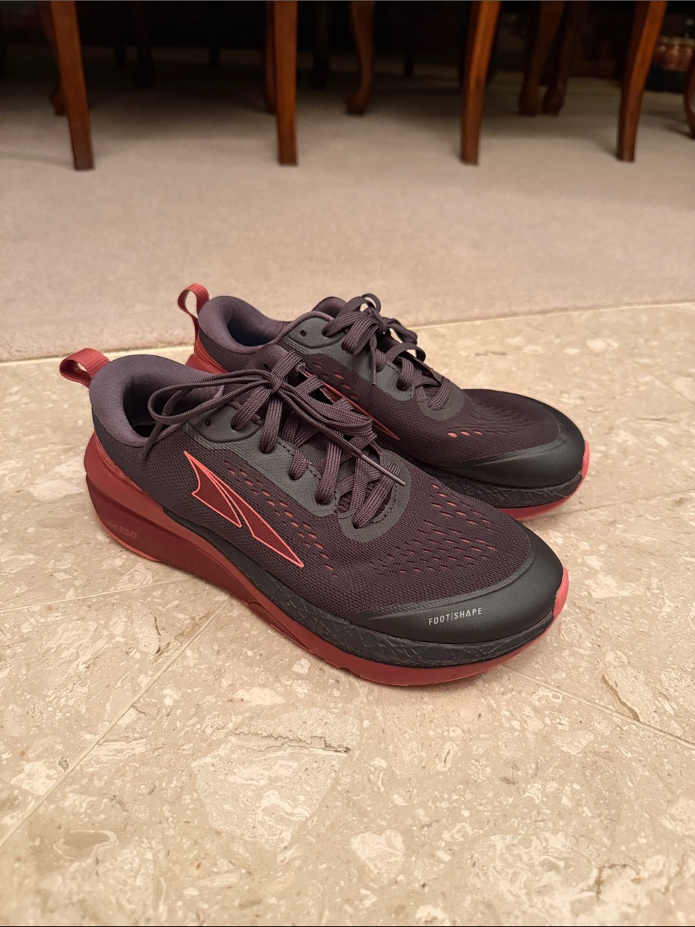 ALTRA Women's AL0A4VQY Paradigm 5 Running Shoe Gray/Coral/Port US Size 7.5